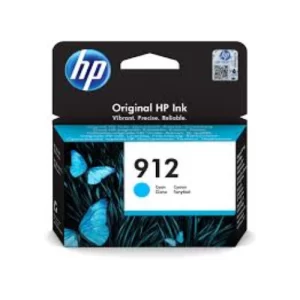 Original HP 912 Ink Cartridge Cyan (3YL77AE)