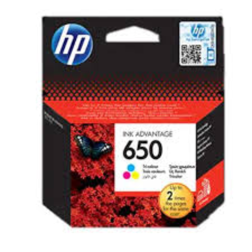 HP 650 Ink Advantage Cartridge Tri-Colour