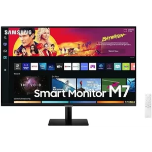 Samsung 32-inch M70B LS32BM703UNXZA 4K UHD USB-C Smart Monitor Streaming TV
