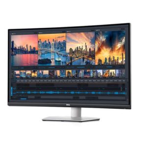 Dell 32 Curved 4K UHD Monitor - (2160p) 3840 x 2160 at 60 Hz/Speakers - stereo/Adjustability Height