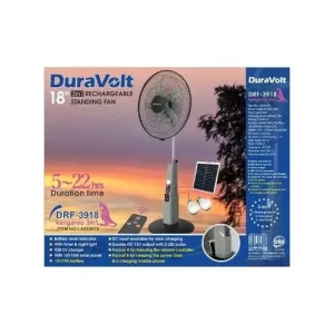 DURAVOLT R/FAN DRF-3918 3in1 Kangaroo with panel & bulbs