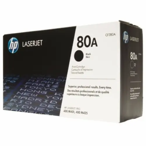 HP 80A Black Original LaserJet Toner Cartridge